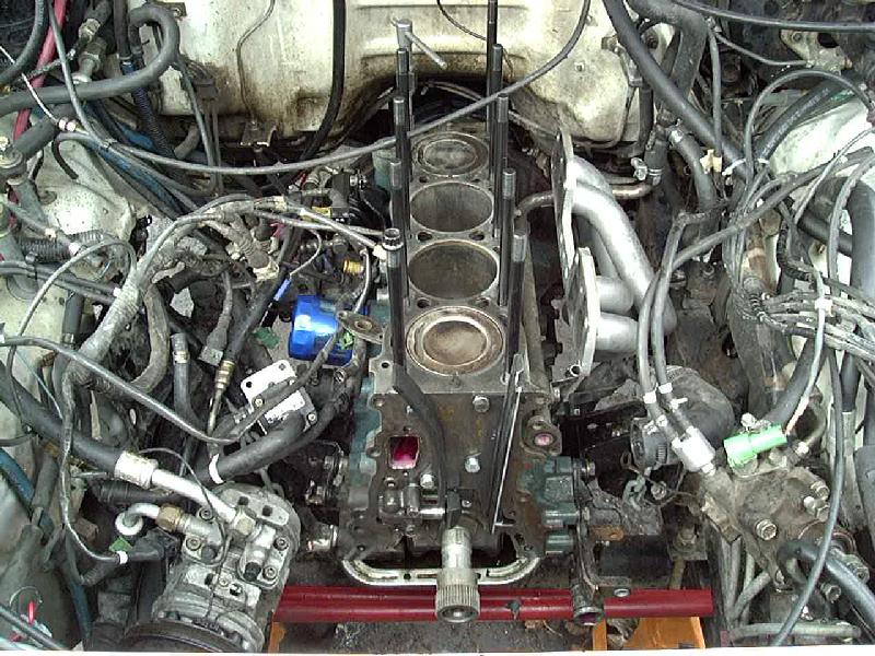 22r toyota performance engine header #5