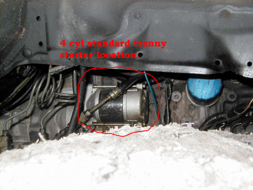 1999 Toyota camry starter contacts