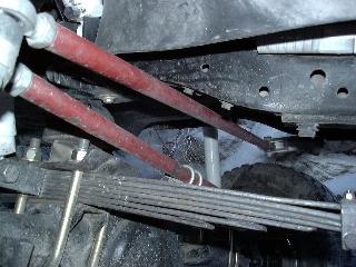 Adequate tie rod and drag link clearance