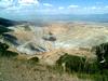The Bingham Canyon open pit copper mine west of Salt Lake City